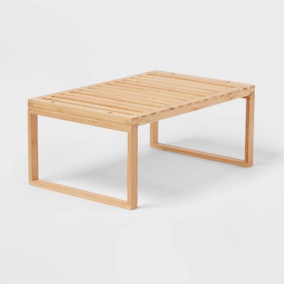 Bambusowa nadstawka półki, naturalna